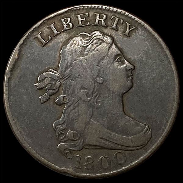 1800 Draped Bust Half Cent LIGHTLY CIRCULATED