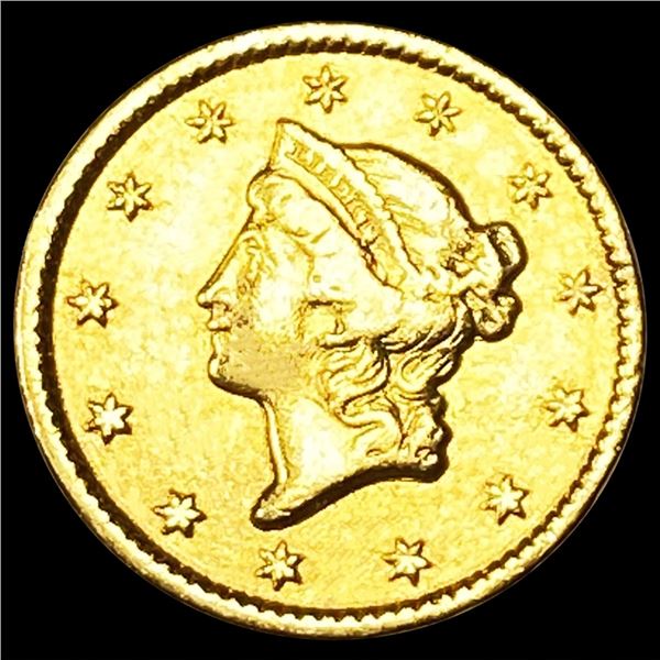 1849 Rare Gold Dollar CLOSELY UNCIRCULATED