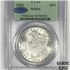 Image 1 : 1885 Littleton Select Morgan Silver Dollar PCGS -