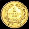 Image 2 : 1862 Ty 3 Rare Gold Dollar UNCIRCULATED
