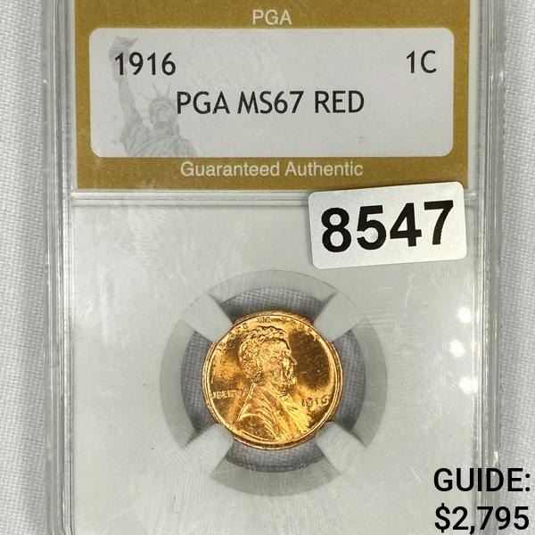 1916 Wheat Cent PGA - MS67RD