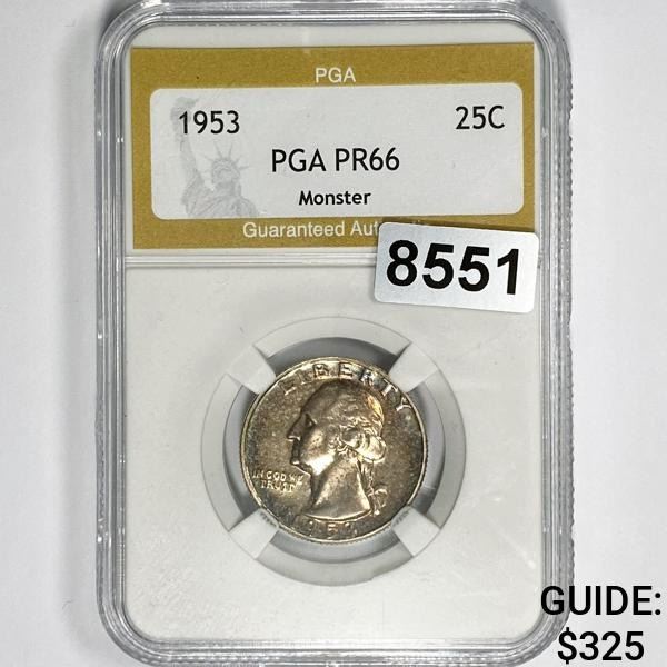 1953 'Monster' Washington Silver Quarter PGA -