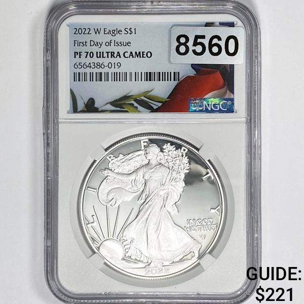 2022-W Silver Eagle NGC - PF70 Ultra CAM