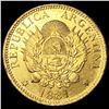 Image 2 : 1881 Argentina 5 Pesos CLOSELY UNCIRCULATED