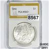 Image 1 : 1892 Morgan Silver Dollar PGA - MS62+