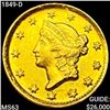 Image 1 : 1849-D Rare Gold Dollar CHOICE BU