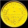 Image 2 : 1849-D Rare Gold Dollar CHOICE BU