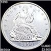Image 1 : 1890 Seated Liberty Half Dollar CHOICE BU+