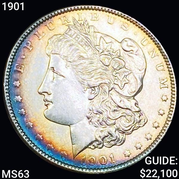1901 Morgan Silver Dollar CHOICE BU