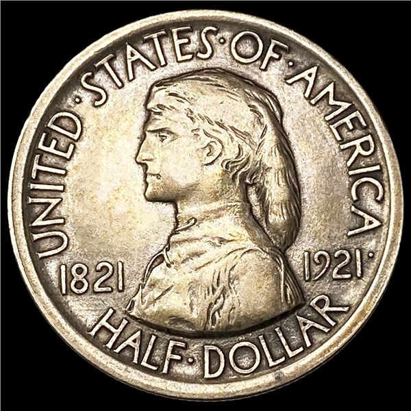 1921 Missouri Half Dollar ABOUT UNCIRCULATED