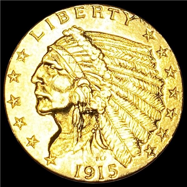 1915 $2.50 Gold Quarter Eagle UNCIRCULATED