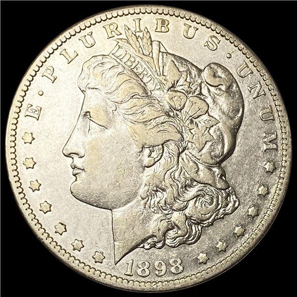 1898-S Morgan Silver Dollar ABOUT UNCIRCULATED