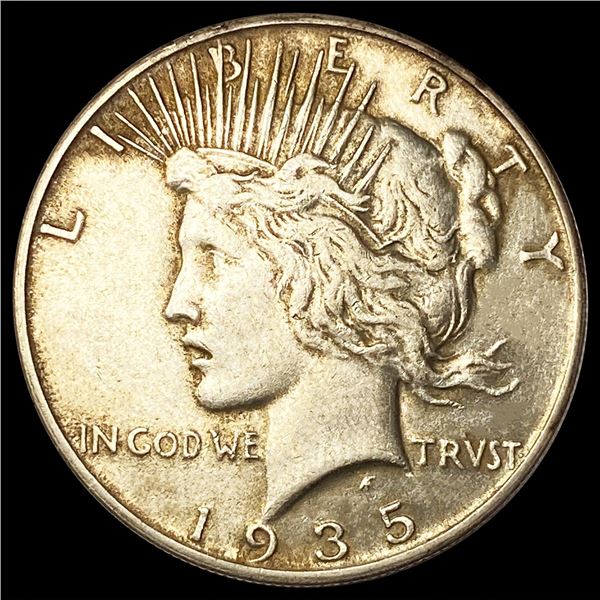 1935 Silver Peace Dollar ABOUT UNCIRCULATED
