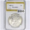 Image 1 : 1883-O Morgan Silver Dollar PGA - MS63