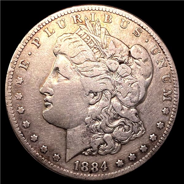 1884-CC Morgan Silver Dollar LIGHTLY CIRCULATED