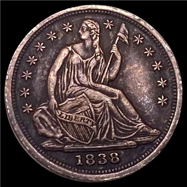 1838 Seated Liberty Half Dime UNCIRCULATED