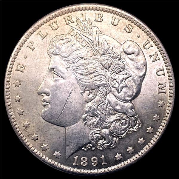 1891-CC Morgan Silver Dollar UNCIRCULATED