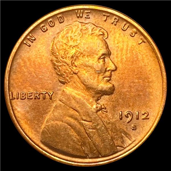 1912-S RD Wheat Cent UNCIRCULATED