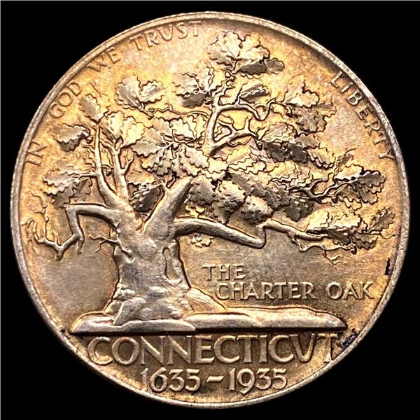1935 Connecticut Half Dollar CLOSELY UNCIRCULATED