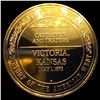 Image 2 : Franklin Mint Victoria Kansas Coin CHOICE PROOF