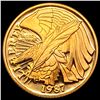 Image 1 : 1987 Gold Liberty Constitution $5 Coin GEM PROOF