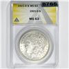 Image 1 : 1921-D Morgan Silver Dollar ANACS - MS63