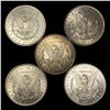 Image 2 : (5) Morgan Dollars UNCIRCULATED