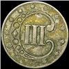Image 2 : 1852 Silver Three Cent NEARLY UNCIRCULATED