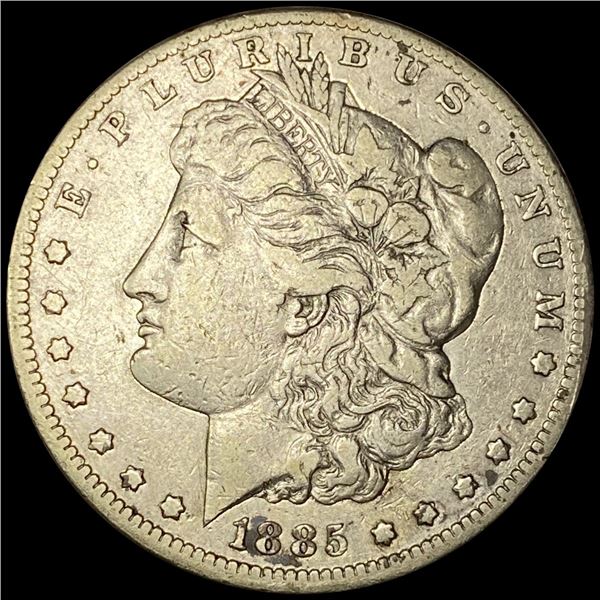1885-CC Morgan Silver Dollar LIGHTLY CIRCULATED