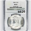 Image 1 : 1883-O Morgan Silver Dollar NGC - MS65