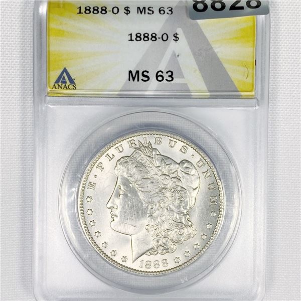 1888-O Morgan Silver Dollar ANACS - MS63