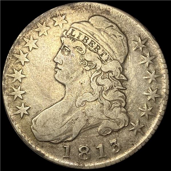 1813 Capped Bust Half Dollar LIGHTLY CIRCULATED