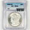Image 1 : 1884-CC GSA Morgan Silver Dollar ICG - MS65