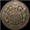 Image 1 : 1871 Two Cent Piece NEARLY UNCIRCULATED