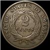 Image 2 : 1871 Two Cent Piece NEARLY UNCIRCULATED