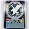 Image 2 : 2022-W First Day of Issue Silver Eagle PCGS -