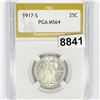 Image 1 : 1917-S Standing Liberty Quarter PGA - MS64