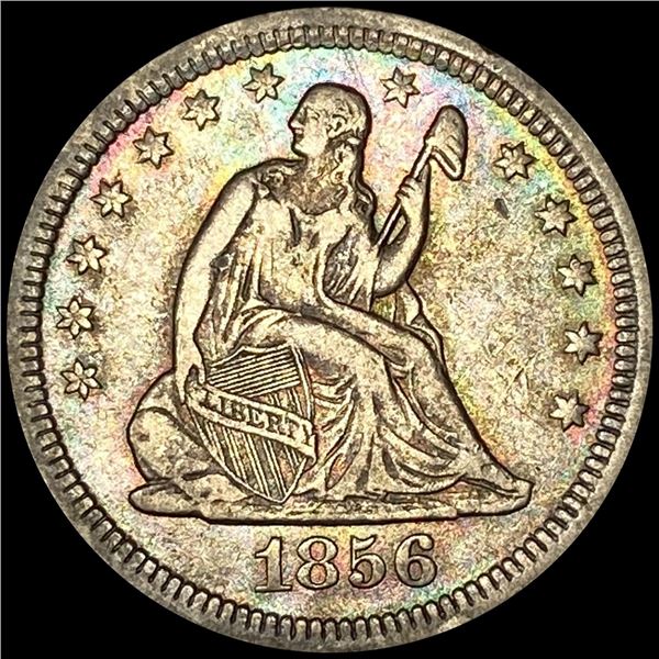 1856 Seated Liberty Quarter ABOUT UNCIRCULATED