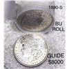 Image 1 : (20)1890-S Morgan Silver Dollars - UNC ROLL