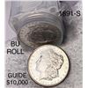 Image 1 : (20)1891-S Morgan Silver Dollars - UNC ROLL