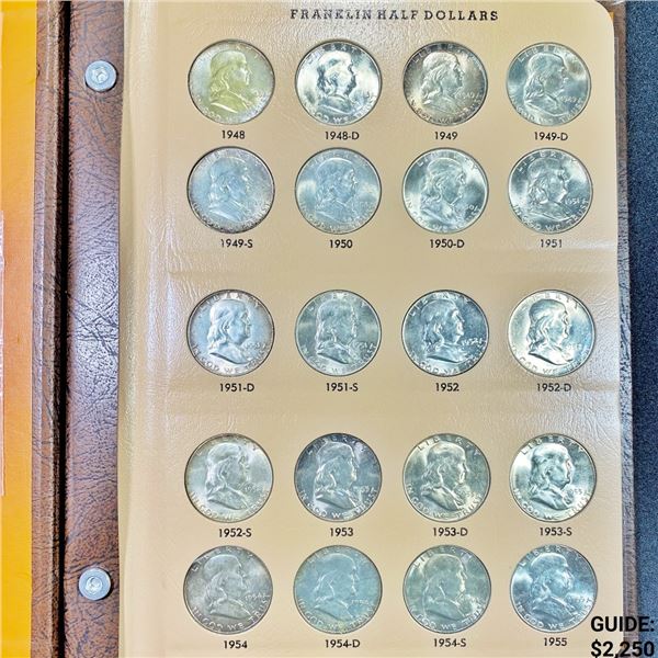 1948-1962 Franklin Half Dollar - Book 40 Coins