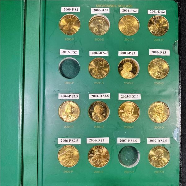 2000-2008 Sacagawea Dollar Book 23 Coin -
