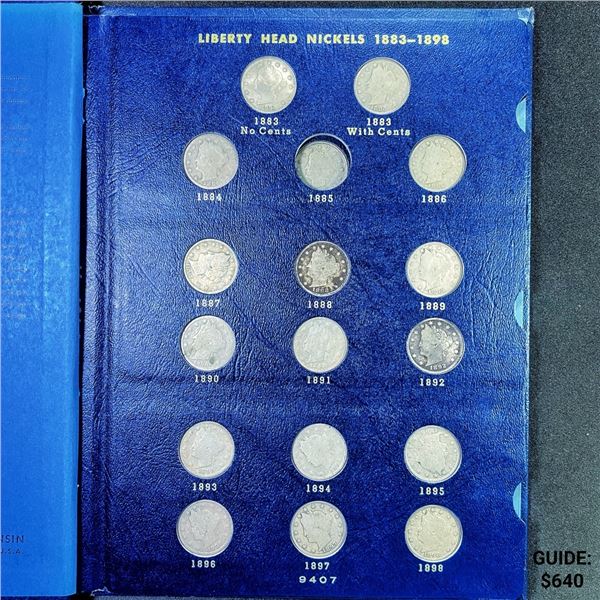 1883-1912 Liberty Victory Nickel - Book 32 Coins
