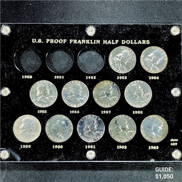 1953-1963 Franklin Half Dollar - US Proof Holder