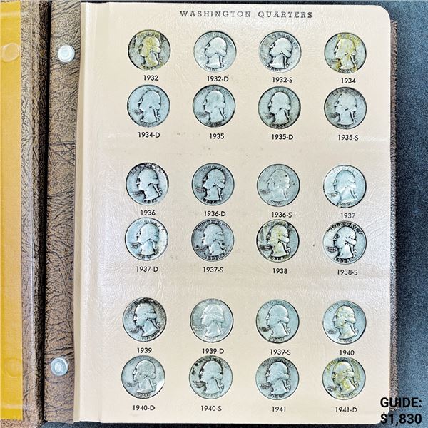 1932-1998 Washington Silver Quarter - Book 186 Coins