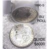 Image 1 : (20)1890-S Morgan Silver Dollars - UNC ROLL