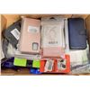 Image 1 : BOX OF NEW ASSORTED CELL PHONE CASES AND CABLES