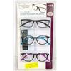 FOSTER GRANT READING GLASSES 3 PACK +1.50