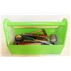 Image 1 : WOOD TOOLBOX WITH TOOLS