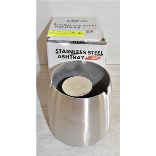 NEW REPACKED STAINLESS STEEL ASHTRAY